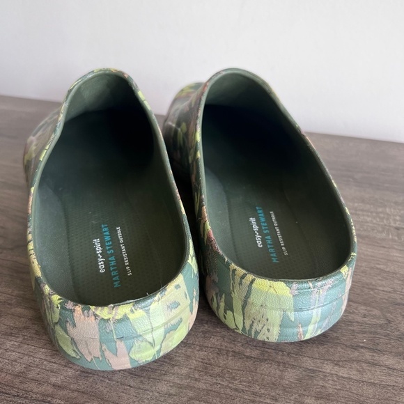 Easy Spirit Martha Stewart Forest Leaves Garden Clog Size 11 #B1333 - Picture 7 of 11